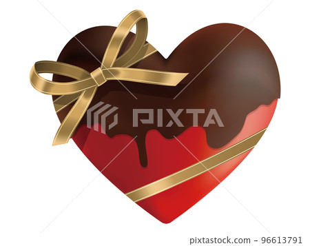 Heart chocolate Valentine material 96613791