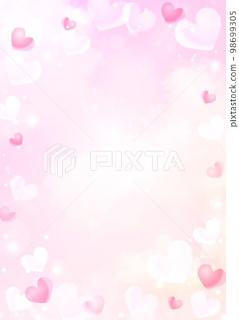 heart and cloud background 98699305