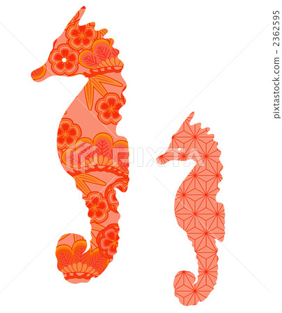 Parent and child of seahorses 2362595