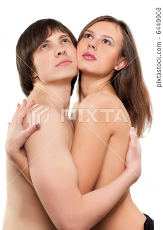 naked hugging couple 6449908