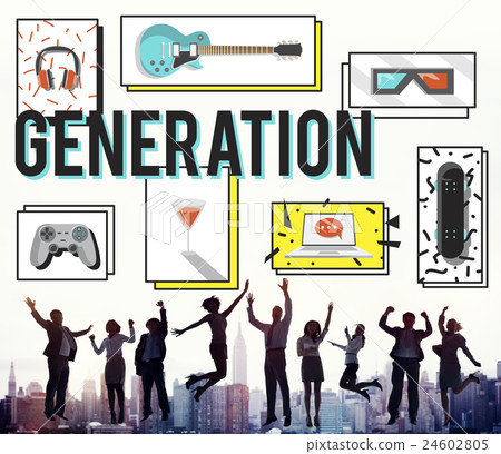 Generation Entertainment Free Time Youth Concept 24602805