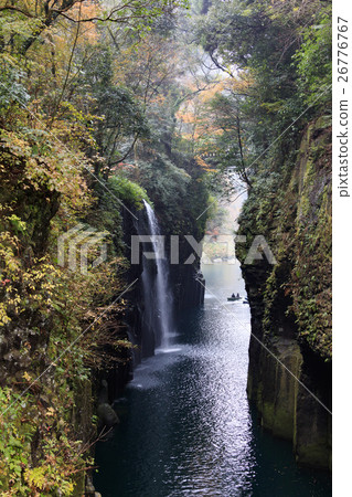 Masan well waterfall - Japanese power spot, Takachiho Gorge 26776767