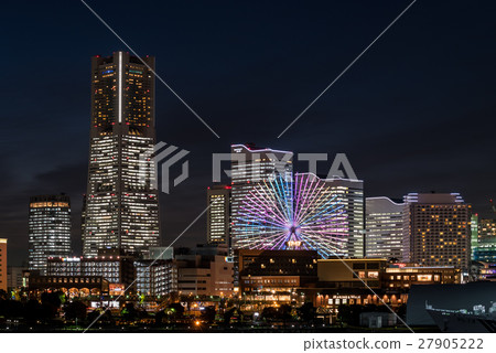 Evening scenery of Yokohama · Minato Mirai · Night view 27905222