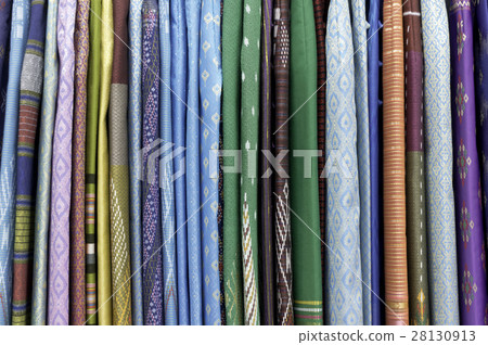 Thailand colorful fabrics 28130913