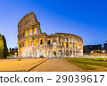 Night at The Colosseum landmark in Rome, Italy 29039617