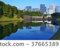 Sakurada moat and buildings in Marunouchi 37665389