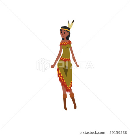 Native American Indian girl character in 39159288