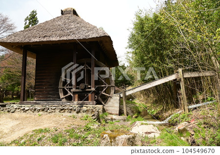 Tono Furusato Village in Spring 104549670