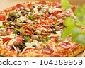 Close-up of pizza 104389959