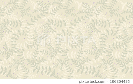 Vertically and horizontally seamless botanical pattern illustration 106804425