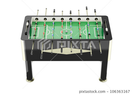 Table football, foosball or table soccer. 3D rendering 106363167