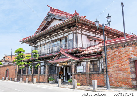 Goshogawara City, Aomori Prefecture, Osamu Dazai Memorial Hall "Shayokan" on a clear day 107857171