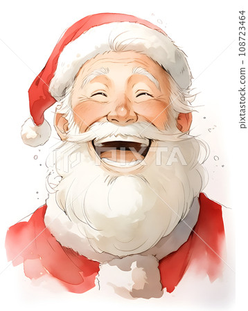 Smiling Santa Claus 108723464