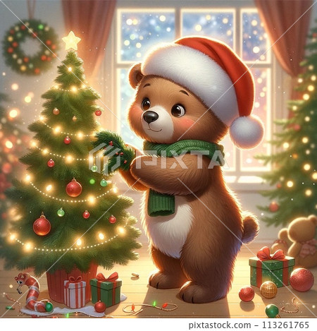 Christmas Bear 113261765