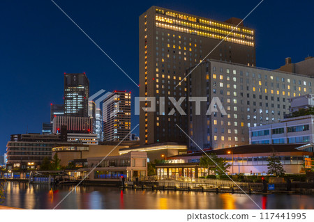 Beautiful night view of Nakanoshima, Osaka - Nakanoshima Banks 117441995