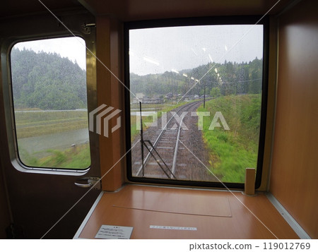 Akechi Railway train window from the driver's seat 119012769