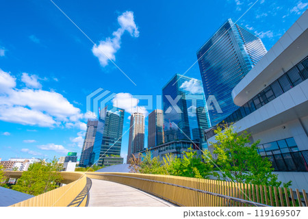 Umekita skyscrapers in front of Osaka Station 119169507