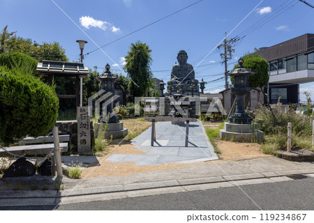 Ishikiri Daibutsu Statue, the third largest in Japan (photographed in September 2024) 119234867