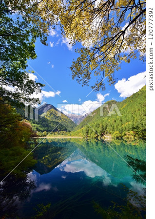 Jiuzhaigou, a World Heritage Site in China 120777392