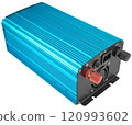 Inverter, voltage boosting device, on white background in insulation 120993602