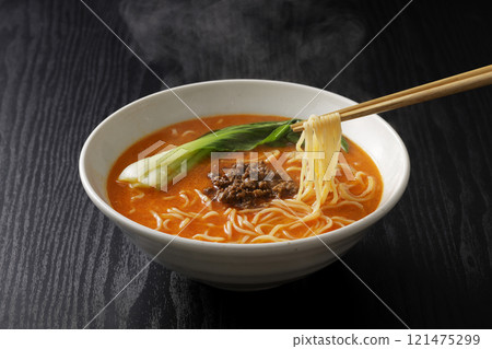 Bamboo noodles 121475299