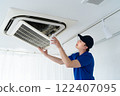 Maintenance of the ceiling embedded air conditioner 122407095