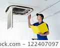 Maintenance of the ceiling embedded air conditioner 122407097