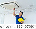 Maintenance of the ceiling embedded air conditioner 122407093