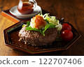 Japanese style hamburger 122707406