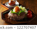 Japanese style hamburger 122707407