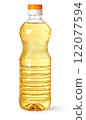 Small plastic oil bottle 122077594