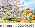 Okayama: Cherry blossoms in full bloom at Miyama Park 122249365