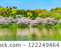 Cherry blossoms blooming at Osaka Flower Expo Memorial Park 122249464