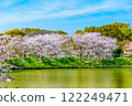 Cherry blossoms blooming at Osaka Flower Expo Memorial Park 122249471