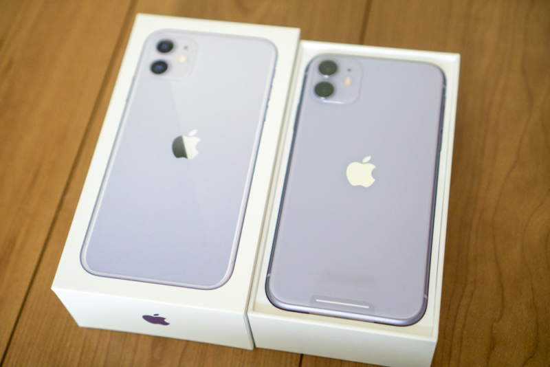 iPhone 11 パープル開封フォトレポート