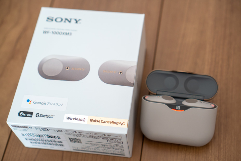 SONY完全ワイヤレスイヤホン「WF-1000XM3」レビュー