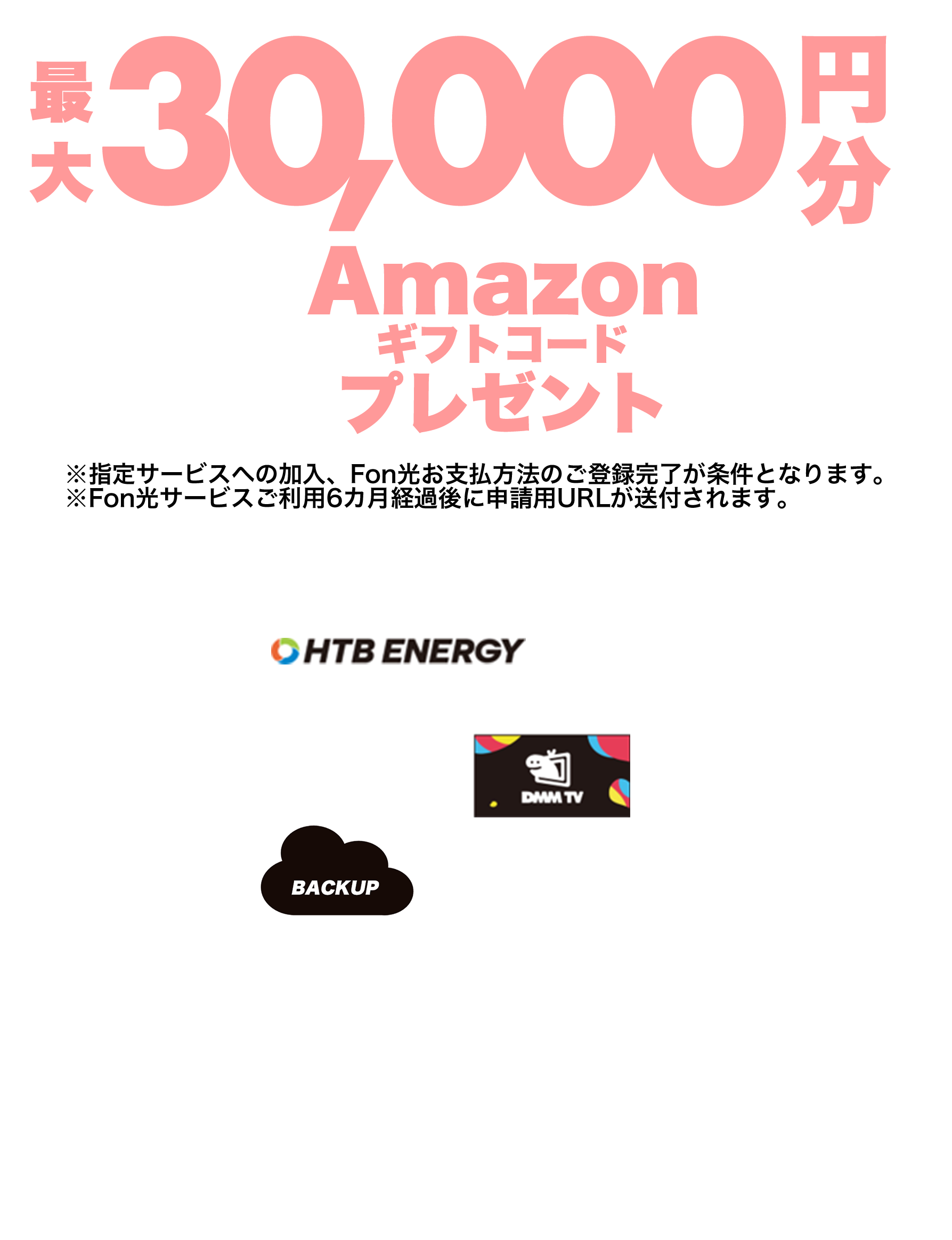 30,000円分amazonギフト券プレゼント