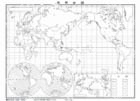 新版 白地図・自由帳　世界州別 B4