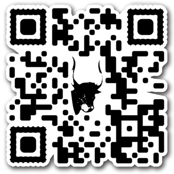 Get Raw Milk QR code website sticker