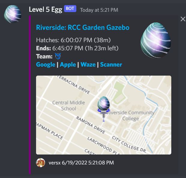 Egg Notifications