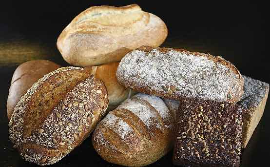 Some loaves of bread.