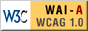 Level A conformance,
          W3C-WAI Web Content Accessibility Guidelines 1.0