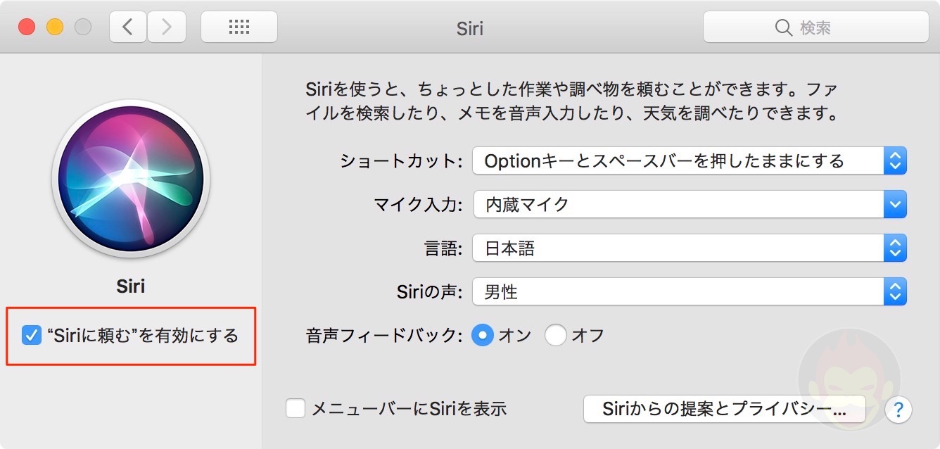 Mac Settings for Siri 03