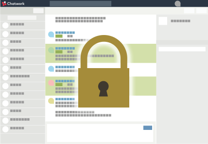 Sử dụng chatwork cực kỳ bảo mật