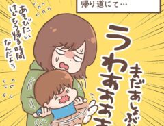 泣き叫ぶ子供に手こずるお母さん　それを見た知らない女の子の行動に「感動」