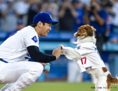 大谷翔平選手と愛犬・デコピン