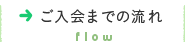 ご入会までの流れ flow