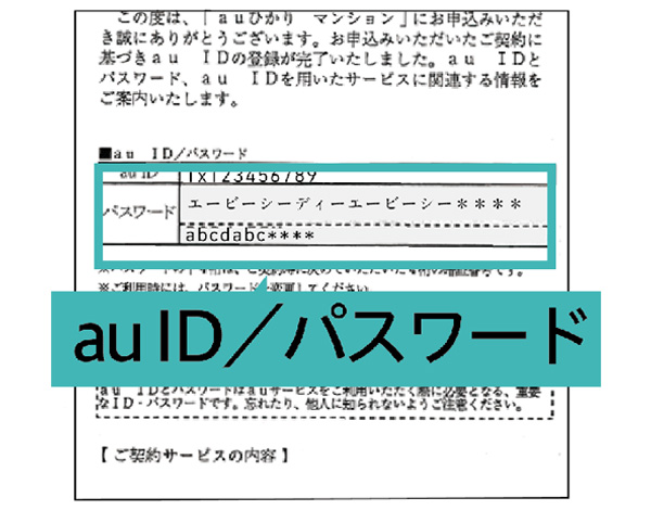 葉書で通知される場合