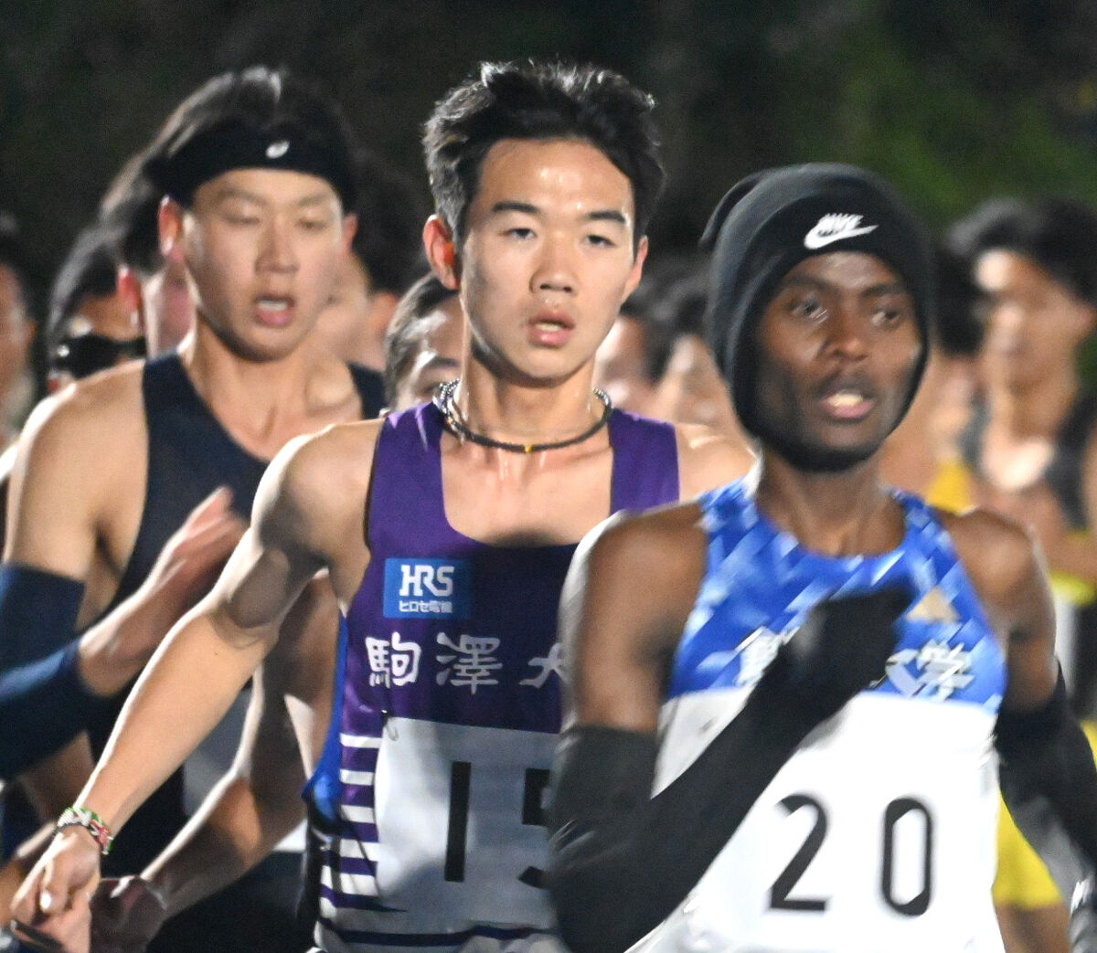 日体大長距離競技会の駒大・桑田駿介(カメラ・手島莉子)