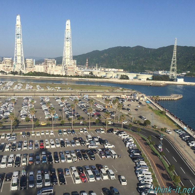 観覧車から見下ろした景色